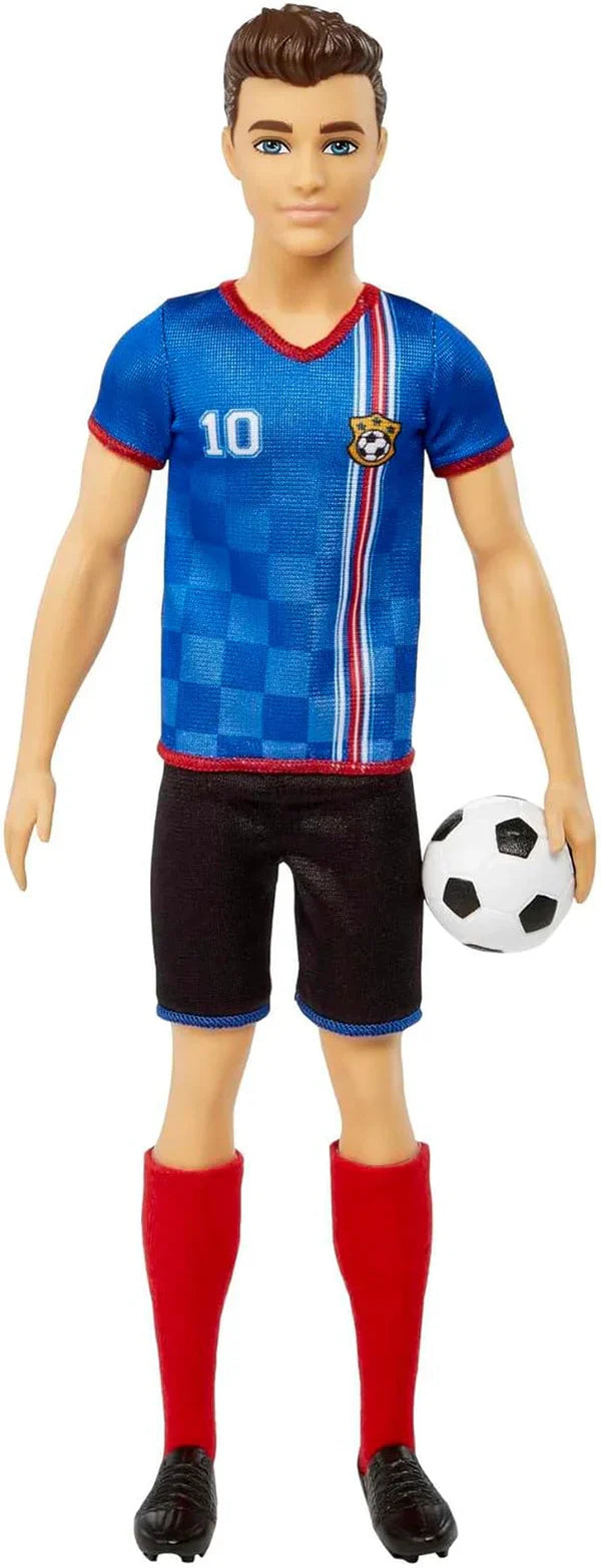 Barbie Bármi lehetsz sorozat Ken Doll Focista Ken Doll Barna Haj Kék Póló Foci 1X Ken Doll Focista Gyerek Ajándék 3 éves Játékok Hcn15