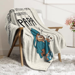 Musaecoin apa ajándék, apu születésnapi ajándék, ajándékötletek apának, ajándékok apának, 50-60 hüvelykes flanel takaró, karácsonyi ajándék apának, apák napi ajándék Ágyak és takarók musaecoin