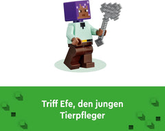 LEGO Minecraft Animal Sanctuary több állatból álló figura játék 7 éves lányoknak és fiúknak játékos gyerekeknek ajándék Plains Biome tégla modellkészlet 21253 Építőkészlet Besuche den LEGO-Store