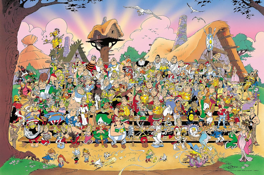 Ravensburger - Rejtvény felnőtteknek - 3000 darabos puzzle - Asterix univerzum - Felnőttek és gyerekek 14 éves kortól - Kiváló minőségű, Európában készült puzzle - Képregényfigurák - 14981 Puzzle Naty Shop Alapértelmezett cím