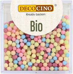 DECOCINO Organic Sprinkle Pearls - 60 gramm - Bio szőlőcukor permetek Sprinkles Naty Shop