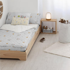 Belum | Plapumă 100% bumbac, model Tom Jerry Vichy, pentru paturi late de 90 cm (90 X 200 cm) Plapumi si pilote Naty Shop Tom Jerry Vichy Complet