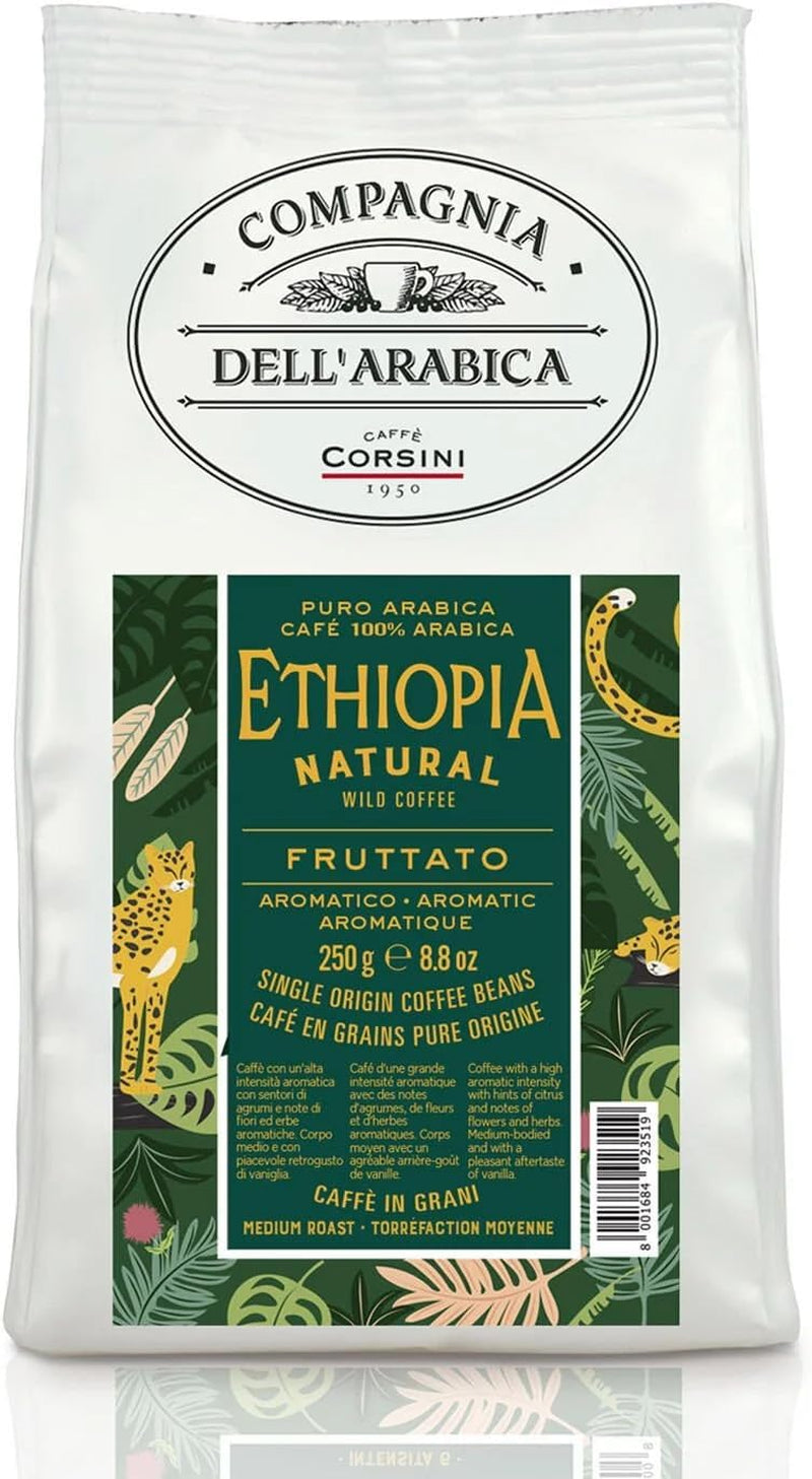 CAFFÈ CORSINI 1950, Etiopia 100% cafea Arabica 250g
