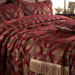 Riva Home Shiraz dobóágyak és paplanok Paoletti Burgundy 130X170cm
