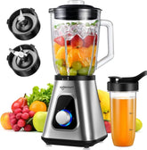 Safecourt Kitchen - Turmixgép - Sport Turmixgép - 1000 Watt - To Go Beker - Smoothie Maker Kitchen Naty Shop
