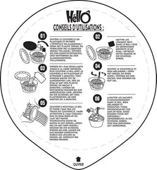 HELLO PHO WOK instant rizstészta, marhahús - 1 x 76 g