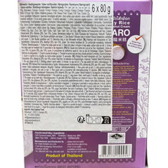 - Ragadós rizs kókuszdióval és taróval - (6 x 80 g)