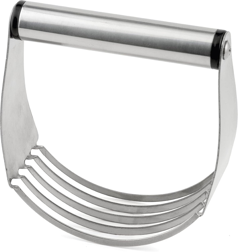 Malaxă de aluat din oțel inoxidabil, argintie, dimensiuni: 12x11x4 cm, greutate: 94 g, 15750