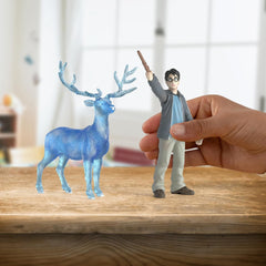 Schleich 42680 Harry Potter & Patronus, 6 éves kortól, HARRY POTTER - játékfigura, 16 X 11 X 18 cm Akciófigurák Naty Shop