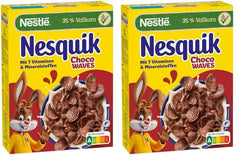 Nestlé Choco Waves, ropogós hullám alakú csokoládé reggeli (33% teljes kiőrlésű gabonatartalom), 1 csomag (1 x 330g)