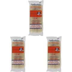 Rizstészta - Thai, 10 mm széles rizstészta, rizslisztből, sima - 1 x 400 g (3 db-os csomag)