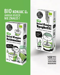 Fettuccine Konjac Shirataki Organic 80g – Alacsony kalória és alacsony szénhidráttartalmú, gluténmentes, alacsony szénhidráttartalmú, alkalmas keto diétákhoz, tápióka liszttel