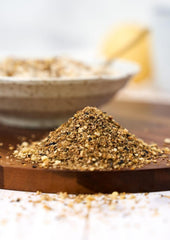 Fuchs Gewürze - Kása öntet "Sweet Dukkah" - ropogós öntet Haselnuss, Sesam und Mandeln für Oat-Meals - aus natürliche Hozzávaló - 60 g wiederverwendbarer, recyclebarer adagban