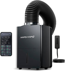 MARS HYDRO párátlanító, 12 l/nap, automatikus leolvasztás, időzítő funkció, szobai párátlanító sátrakhoz, pincékhez és növényekhez, 1,2 literes víztartály