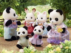 Sylvanian Families L5529 Familia Panda - Figurine pentru casă de păpuși