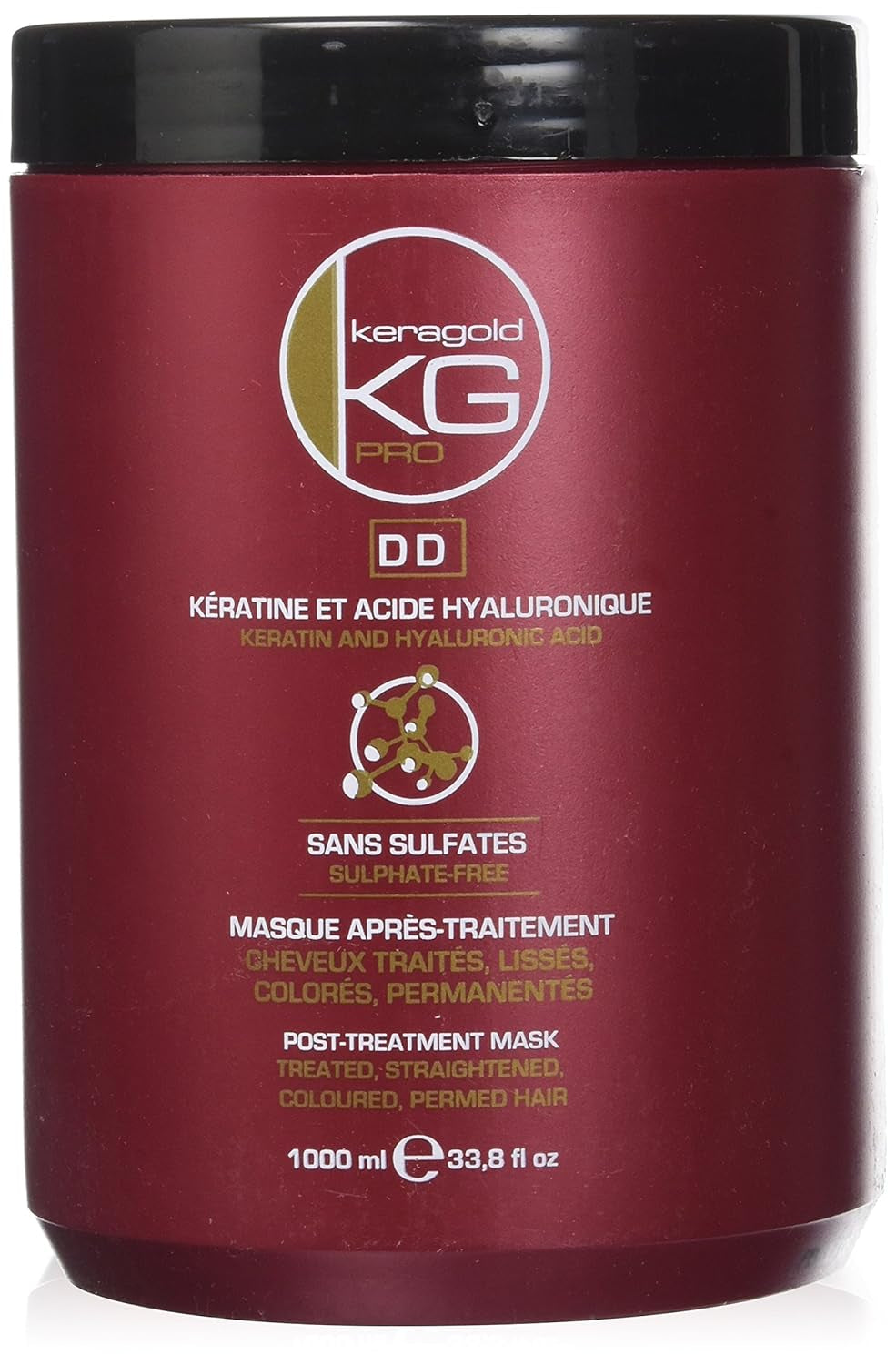 DD Mască fără sulfați, keratină/acid hialuronic, 1 litru Masca de par Naty Shop Titlu implicit