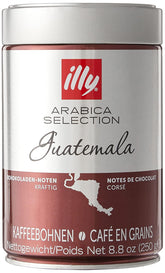 boabe de cafea illy, selecție de boabe de cafea Arabica, Guatemala, pachet de 6 (6 x 250 g)