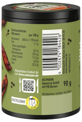 Ostmann Gewürze – Tegyünk úgy, mint a marhahús | Rindfleisch-Geschmack für ungewürzte Fleischersatzprodukte | Gewürzsalz für Seitan, Tofu, vegetáriánus és vegán Gerichte | 90 g Metalldose recyclebarban