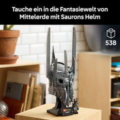 LEGO Icons 11373 A Gyűrűk Ura: Szauron sisakja, játékkészlet