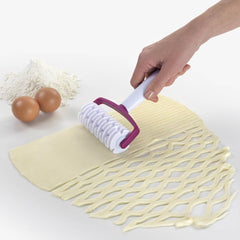 Metaltex Teigrolle, 18x7cm, Weiß