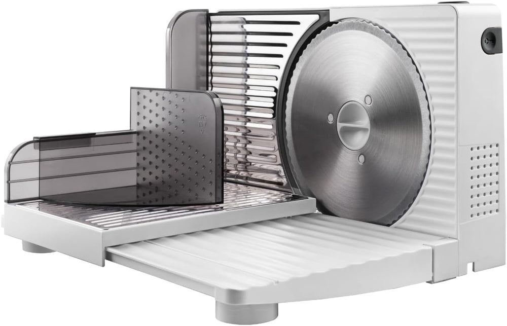 Cutmaster Compact, szeletelő, rozsdamentes acél, 100 W-os aprító és szeletelő Naty Shop Kompakt