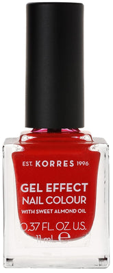 Vopsea de unghii Korres Sweet Almond - 53, roșu regal