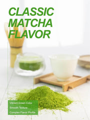 Teelux Matcha pulbere de ceai verde de ceremonie 100 g, vegan, pulbere de ceai verde Matcha premium vibrant, 100% frunze de ceai pure măcinate cu piatră, prima recoltă