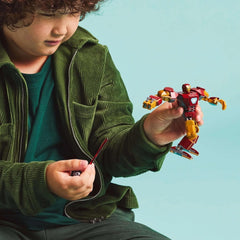 LEGO Marvel Iron Man Mech vs. Ultron - Szuperhős játék 2 minifigurával - Akciófigura mozgatható karokkal, lábakkal és ujjakkal - Ajándék 6 év feletti fiúknak és lányoknak 76307 Besuche den LEGO-Store építőkészletek