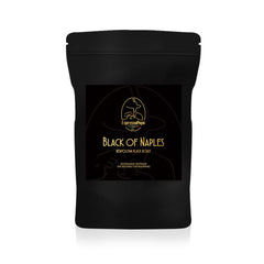 Espresso Napoletano BLACK OF NAPLES - extrem de intens și cremos - aciditate foarte scăzută - boabe întregi 100% Robusta 500g