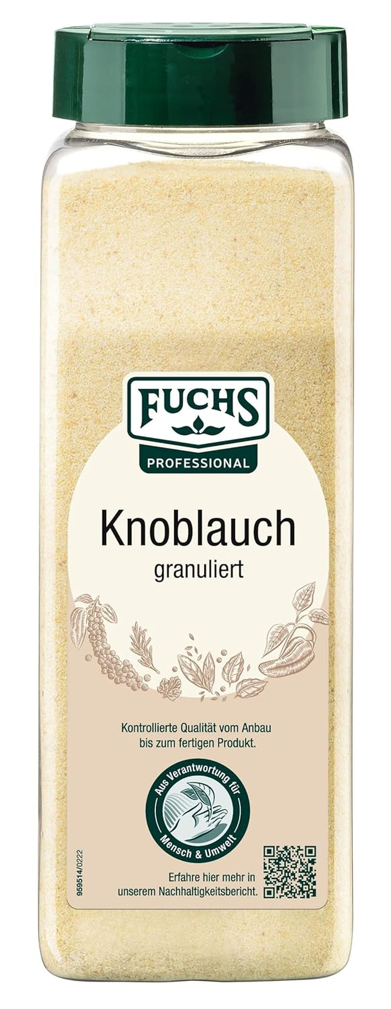 Fuchs Gewürze Knoblauch granulált, 600 g