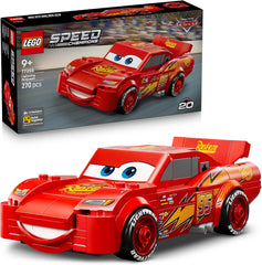 LEGO Speed Champions | Lightning McQueen – Spielzeug zu Cars von Disney Pixar – DIY Deko für Kinderzimmer – Auto Spielset – Kreatives Geschenk für Mädchen, Jungen und Autofans ab 9 Jahren – 77255