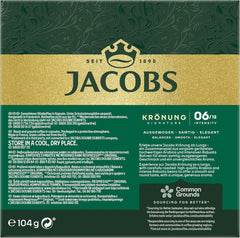 Jacobs Kaffeekapseln Krönung Crema, Intensität 6/12, 10 x 20 Getränke, Nespresso* kompatible Kaffee Kapseln, 200 Kapseln