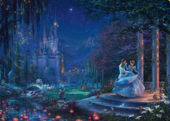 Schmidt Spiele 58043 Thomas Kinkade, Disney, Csillagfényben táncoló Hamupipőke, 1000 darabos kirakós játék, színes Puzzle Naty Shop