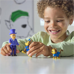 PAW PATROL Hero Pups - Set de figurine de acțiune cu 1 figurină de câine Chase, 1 figurină de pisică chaos și 1 figurină de primar know-it-all, jucărie potrivită pentru copii cu vârsta de peste 3 ani Action figures Naty Shop