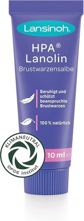 Lansinoh HPA Lanolin Brustwarzensalbe, 10 Ml - 100% Natürlich - Beruhigt & Schützt Beanspruchte Brustwarzen - Klimaneutral, 10940, Farblos kiegészítők Élelmiszer és szoptatás Baby Naty Shop Hpa 10 Ml Klimaneutral