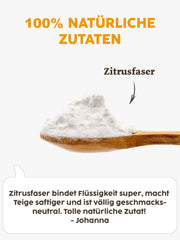 Kotányi Gourmet Zitrusfaser | pflanzlicher Texturgeber, Alternative zu Mehl und Stärke, kb. 120g, 400ml
