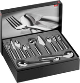 ZWILLING Senses 68 részes evőeszköz készlet 12 darab 18/10 rozsdamentes acél/prémium penge acél matt felületű ezüst Naty Shop