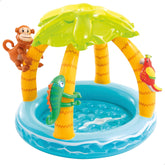 Intex Tropical Island felfújható babamedence, méretei: 102cm x 86cm (58417NP)