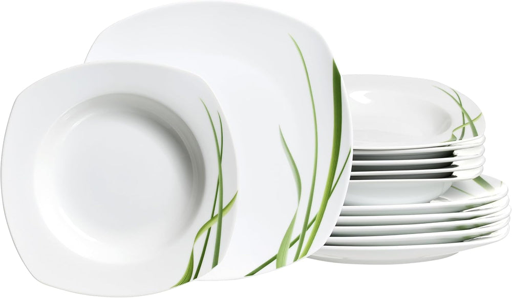 Ritzenhoff & Breker Tafelservice Gianna, 12-Teilig, Porzellan, Weiß Asztali készletek Naty Shop Alapértelmezett cím