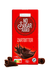 Ciocolată neagră Frankonia fără zahăr adăugat, 80 g