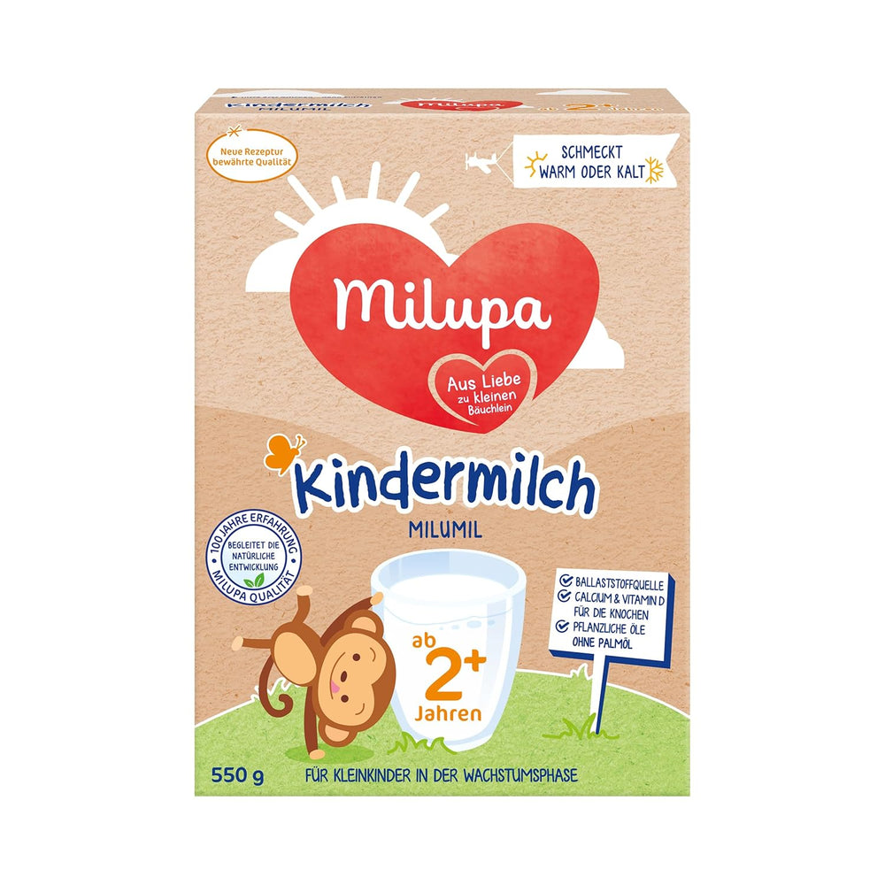 Milupa Milumil Growth tej 2+ - 1 éves kortól - Növekedési fázisban lévő kisgyermekeknek - 5 x 550 g