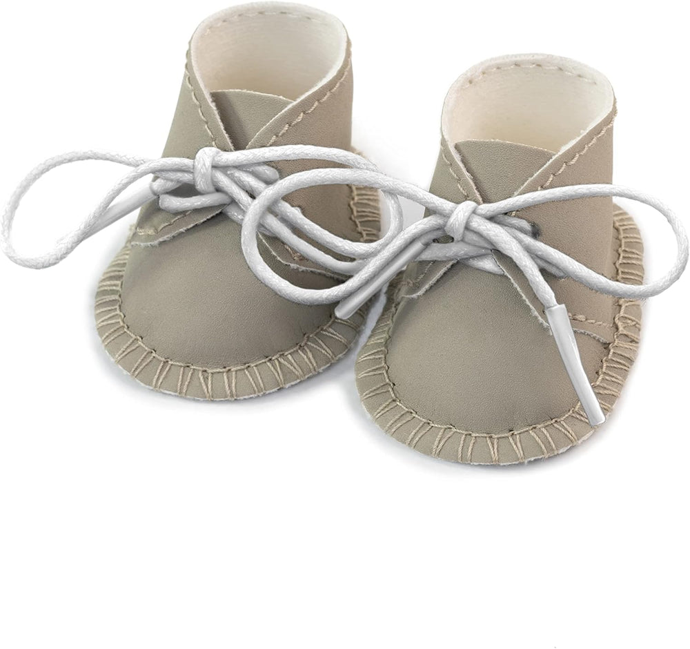 Miniland 31190 Zapatos Dolls 21cm Schuhe für Puppe, 21 cm, szürke