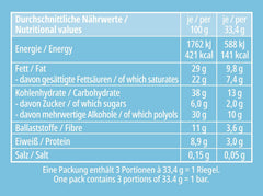 Frankonia CSOKISKOLA HOZZÁADOTT CUKOR NÉLKÜL csokoládészeletek és kókuszdió, 100 g (3x33 g)