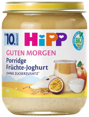 HiPP Organic Good Morning gyümölcsjoghurt, 160g, 6 db-os kiszerelésben (6x160g)