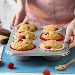 6. tálca Jumbo Muffin Ø 9 cm - 34 X 22 X 4,5 cm Sütőformák és tálcák Naty Shop