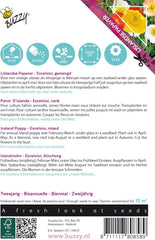 Mák virágok Buzzy Poppy Izland