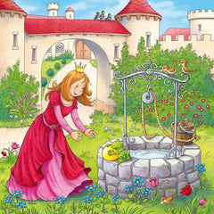 Ravensburger Puzzle pentru copii - 08051 Rapunzel, Scufița Roșie și Regele Broască - Puzzle pentru copii de 5 ani și peste, cu 3X49 piese Puzzle Naty Shop
