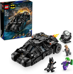 LEGO DC Batman: Batman Tumbler vs. Kétarcú és Joker - Szuperhős játék Batmobile autóval - Játszókészlet minifigurákkal - Ajándék fiúknak és lányoknak 8 éves 76303 építőkészletek Besuche den LEGO-Store alapértelmezett cím
