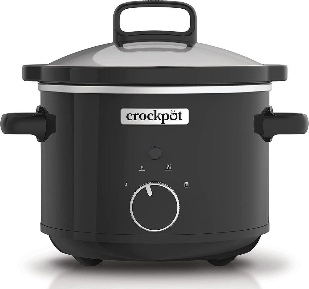 Lassú tűzhely Crockpot, kivehető kerámia tál, könnyen tisztítható, 2,4 liter (1-2 személy) Slow Cooker Naty Shop Alapértelmezett cím
