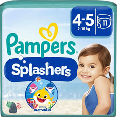 Pampers babapelenka 4-5-ös méret, Splashers, Naty Shop eldobható fürdőpelenka a biztonságos vízvédelemért Anya és baba 4-5 (11 db)